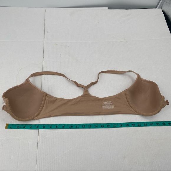 VICTORIA’S SECRET I Bra 34DD Racerback Nude Semi-Demi Buste Bra - Picture 6 of 6
